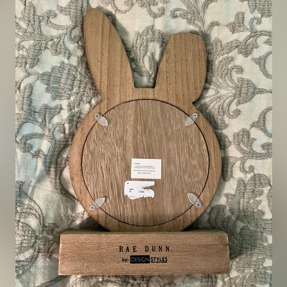 Rae Dunn Happy Easter Bunny frame & mini baby born surprise & scrubbie bunny NWT - Picture 11 of 12
